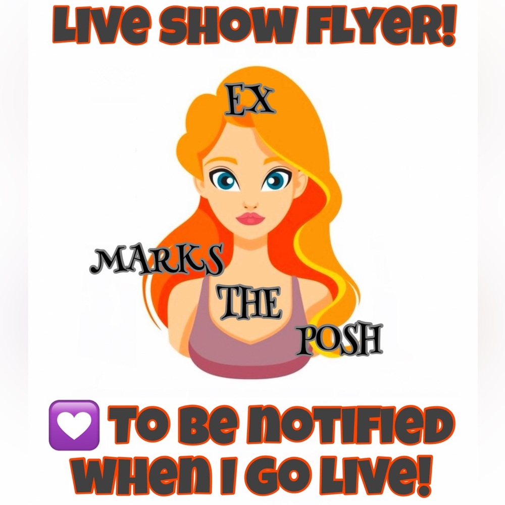 📝 LIVE FLYER NOTIFICATION! LIKE TO BE NOTIFIED WHEN I GO LIVE! 📝